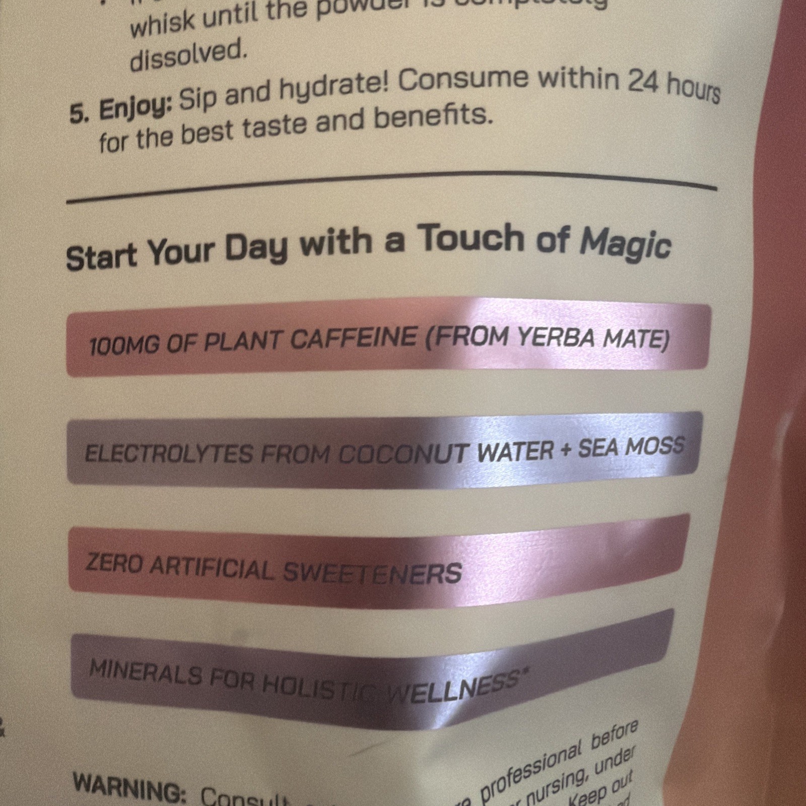 Brainista Yerba Magic Yerba Mate Electrolyte Minerals Tropical Punch 20 Servings