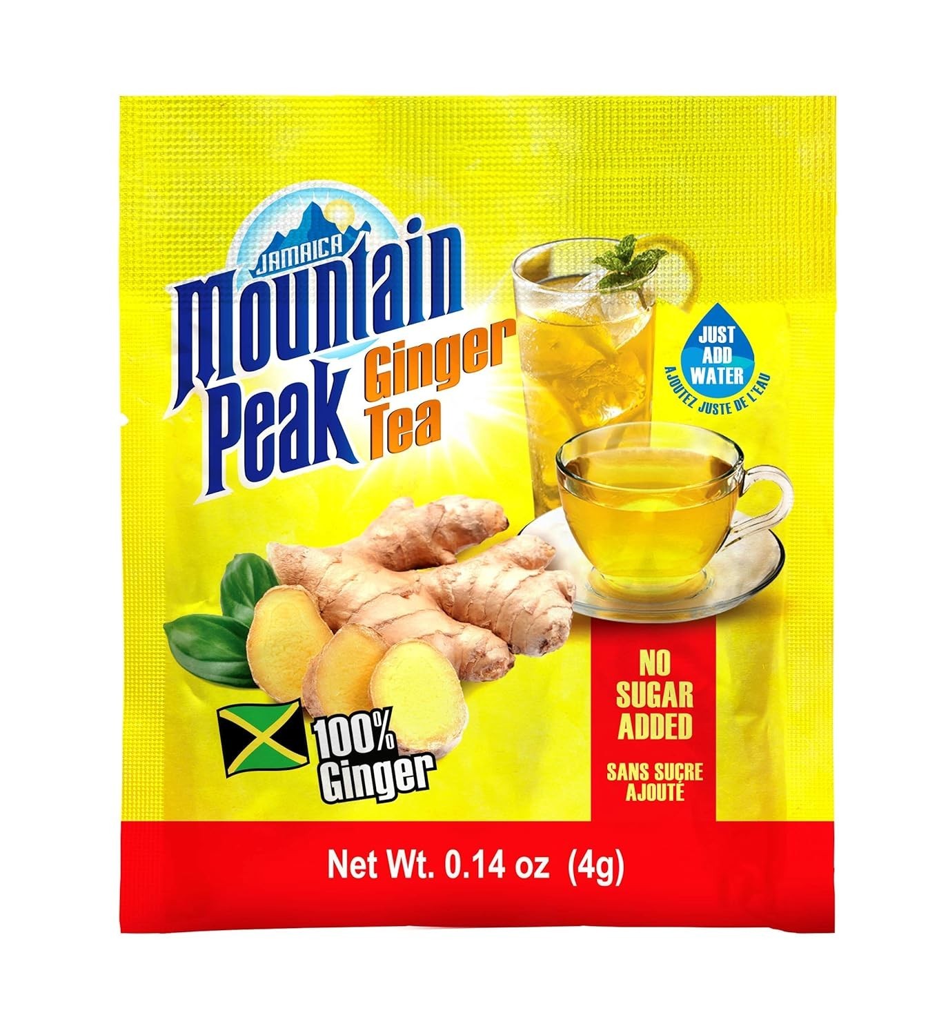 Ginger Instant Tea Unsweetened 14 sachets