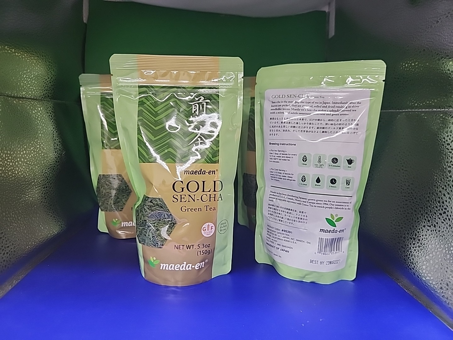 Maeda-En GOLD SEN-CHA Japanese Green Tea Loose Leaf 5.3 oz (150g) Japan Product
