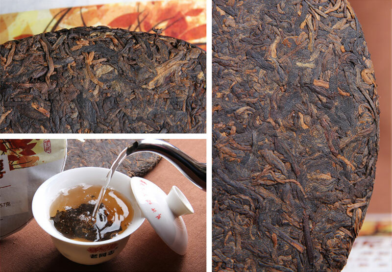 2017 Hu Po Chun Shu Puer Chinese Tea Haiwan Old Comrade Ripe Pu Er Tea 357g