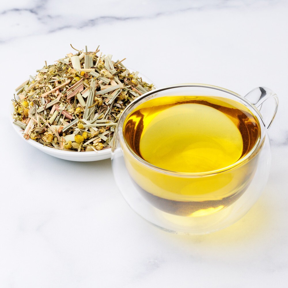 Chamomile Lemon Mint Herbal Tea – Premium Loose Leaf Blend – Fusion Teas