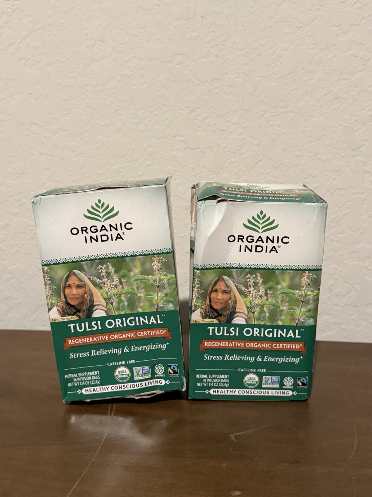 Organic India Original Tulsi Tea – Herbal Tea, Holy Basil and African Basil C…
