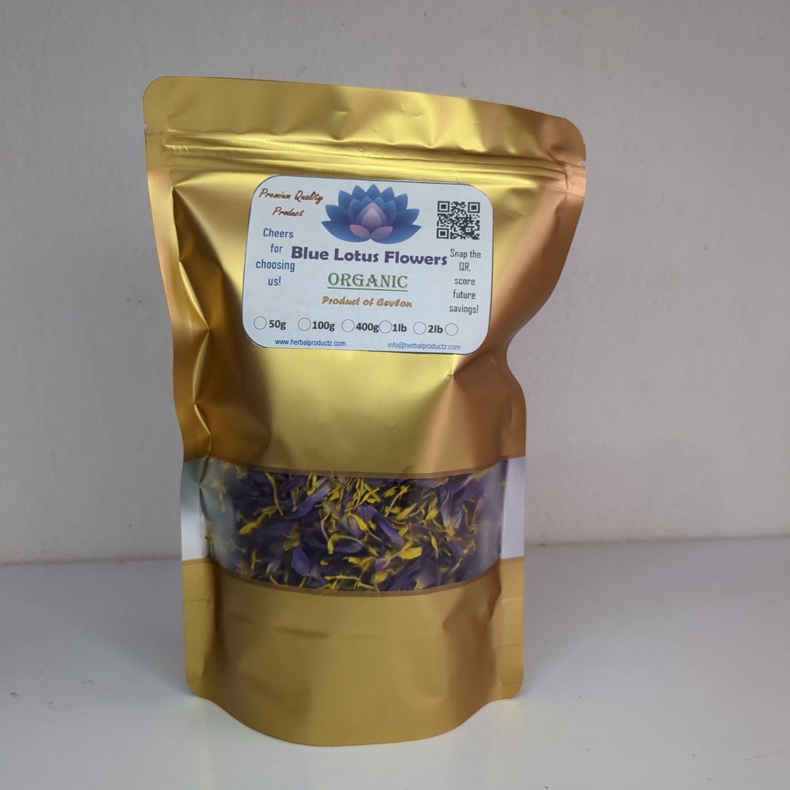 Blue lotus Flower Petals Dried Flower Organic Pure Natural Ceylon Herb Tea/Smoke