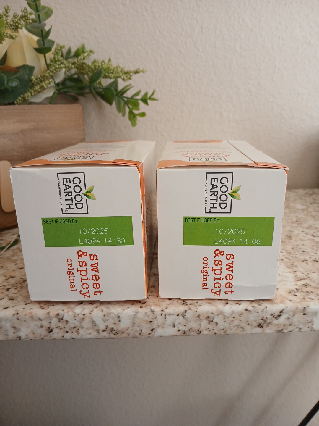 Good Earth Herbal & Black Tea Blend Sweet and Spicy -18 Tea Bags Exp:10/25 P2