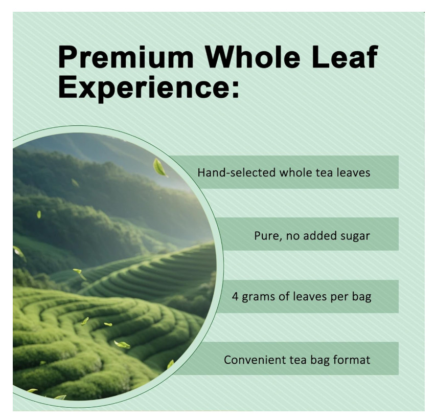 PiPi Tea Organic Oolong Bags – Whole Leaf, 20 (4g Each) 20