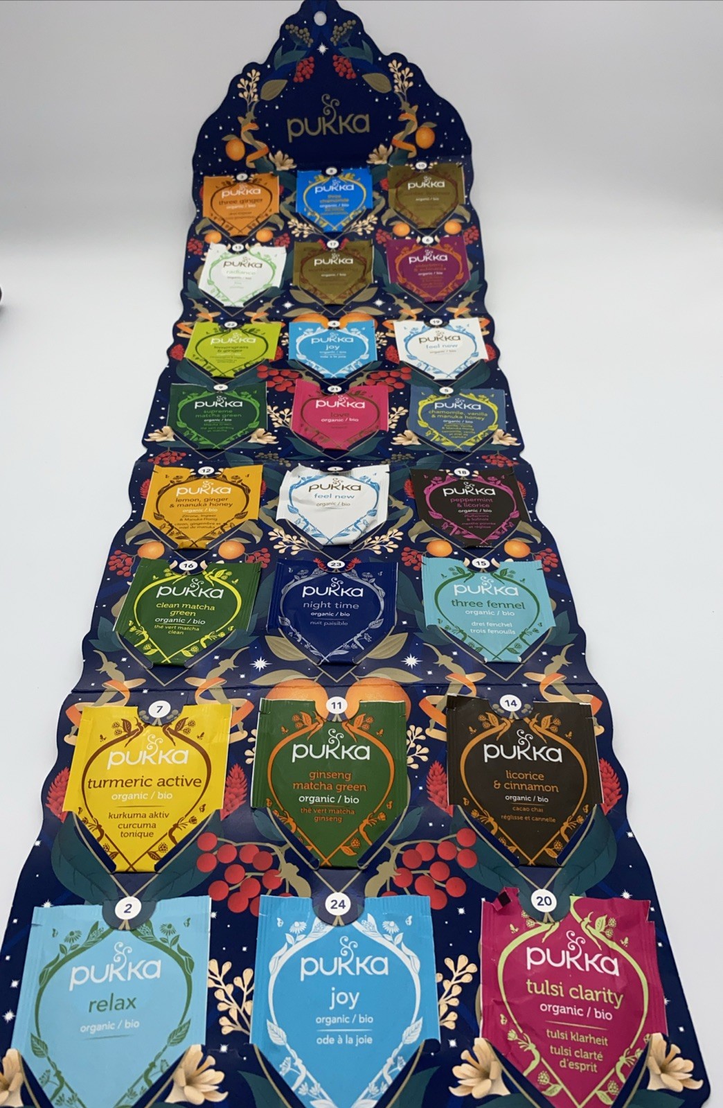 Pukka Organic Tea Relax Selections 24 Pack Of Tea Elderberry Ginger Matcha