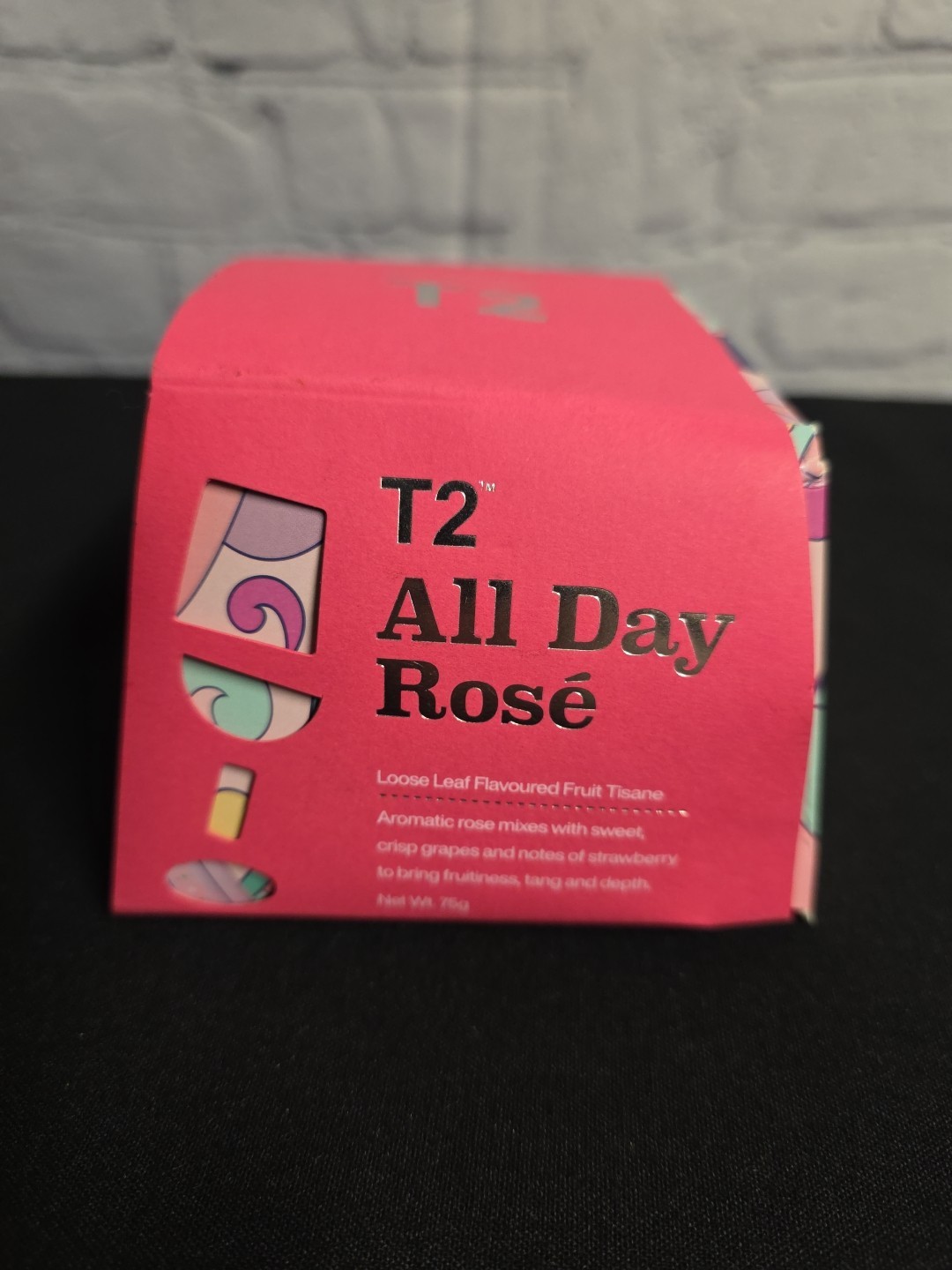 T2ALL DAY ROSE 75G FEATURE BOX 2024 Loose Leaf Flavoured Fruit Tisane Tea