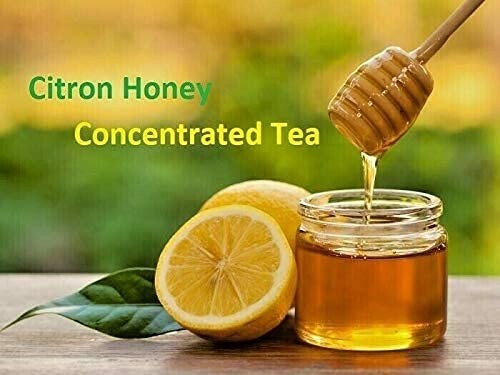 Citron Honey Tea 4 Glass Jars – 2.2 LBS/1 KG Each Orange