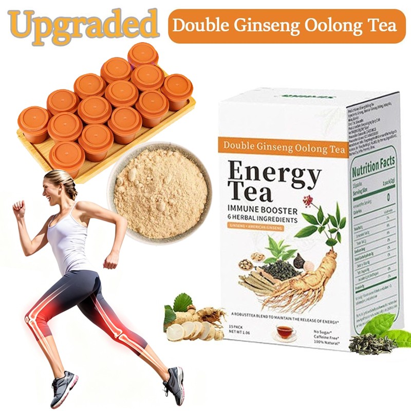 Energy Tea Immune Booster Ginseng -Ginseng Oolong Tea,Kidney Tea for Women & Men
