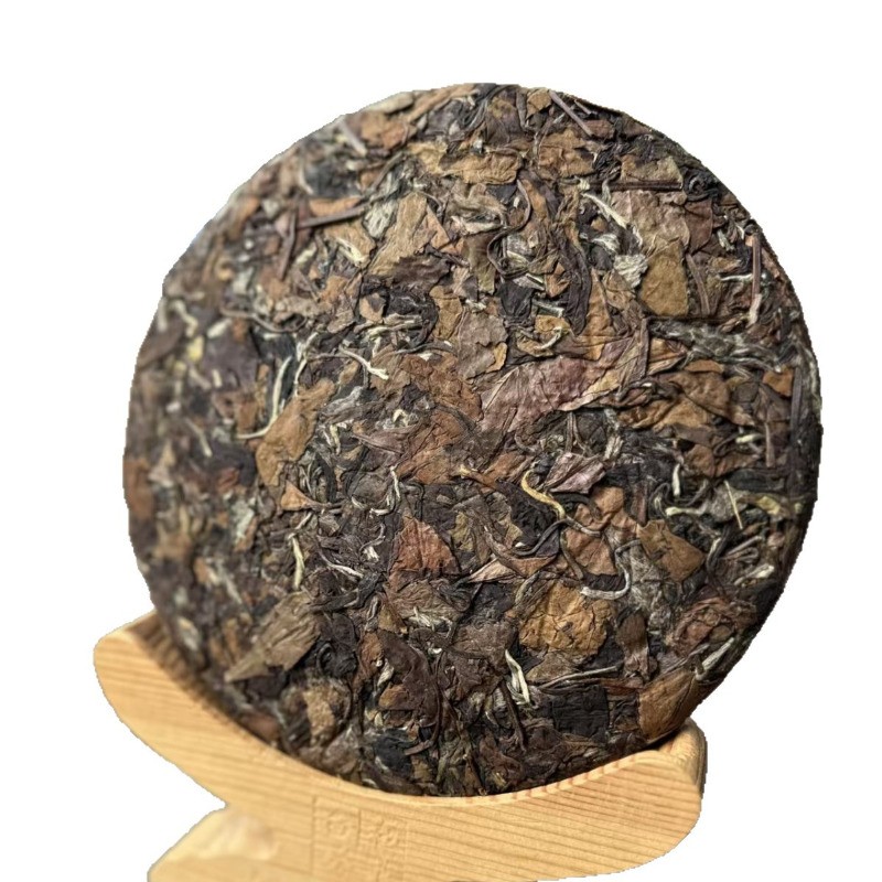 350g Fuding High Mountain 2010 Shoumei Jujube Fragrance Old White Tea Cake