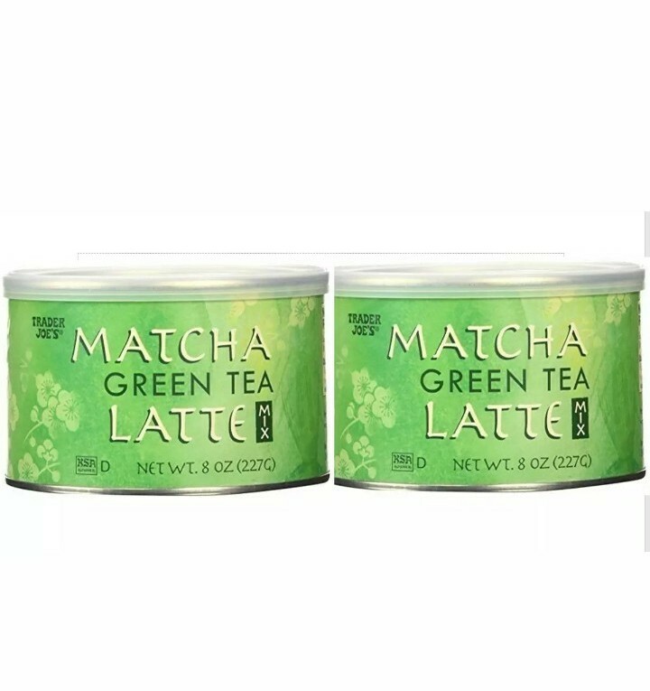 2 Pack Trader Joe’s Matcha Green Tea Latte Mix 8oz Each, Kosher