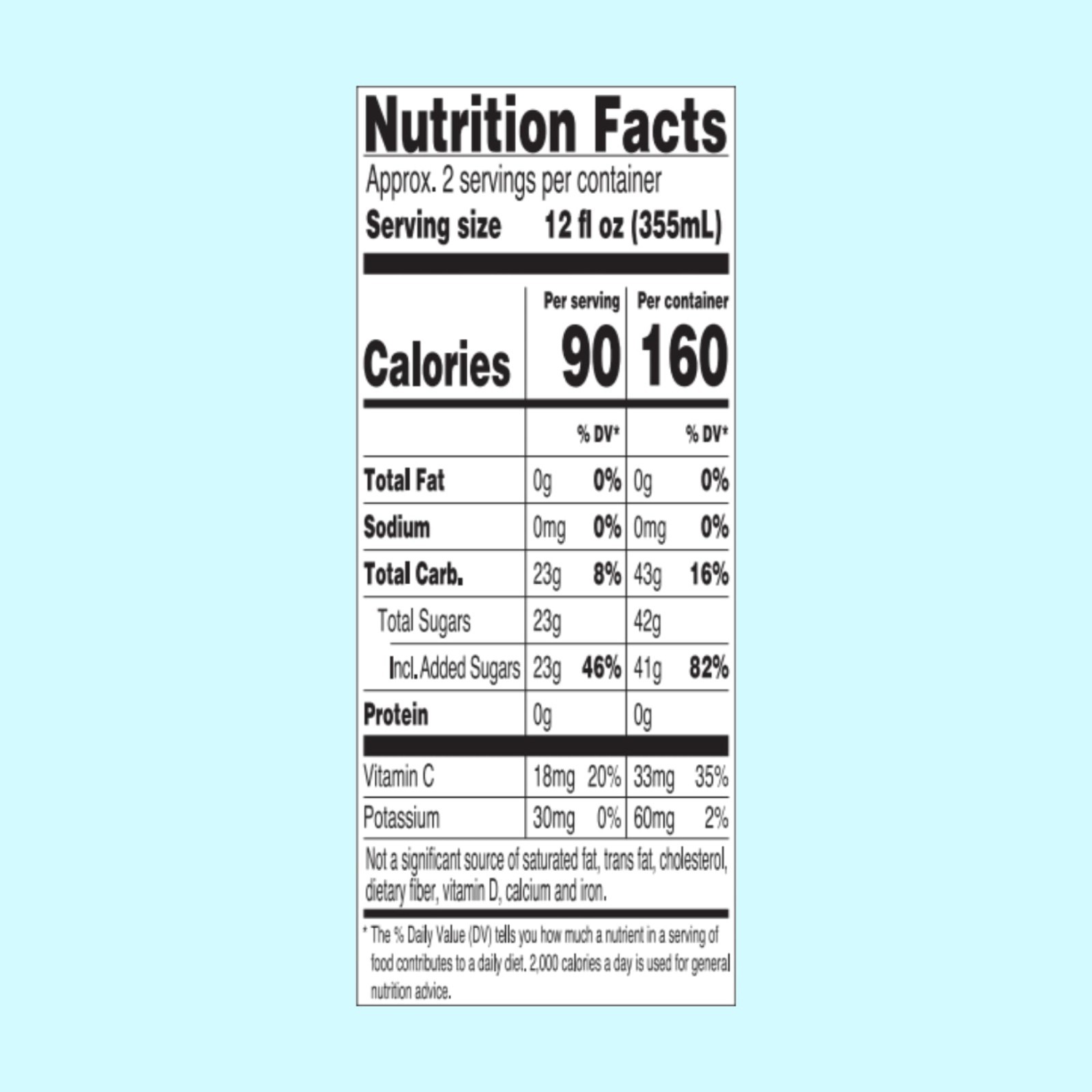 Black & White Tea – 22 Fl Oz Big Can (12 Pack) – Refreshing Iced Beverage
