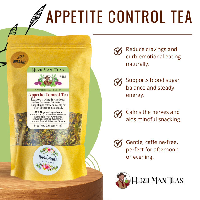 APPETITE CONTROL TEA – Proven to reduce cravings, emotional eating & snacking!
