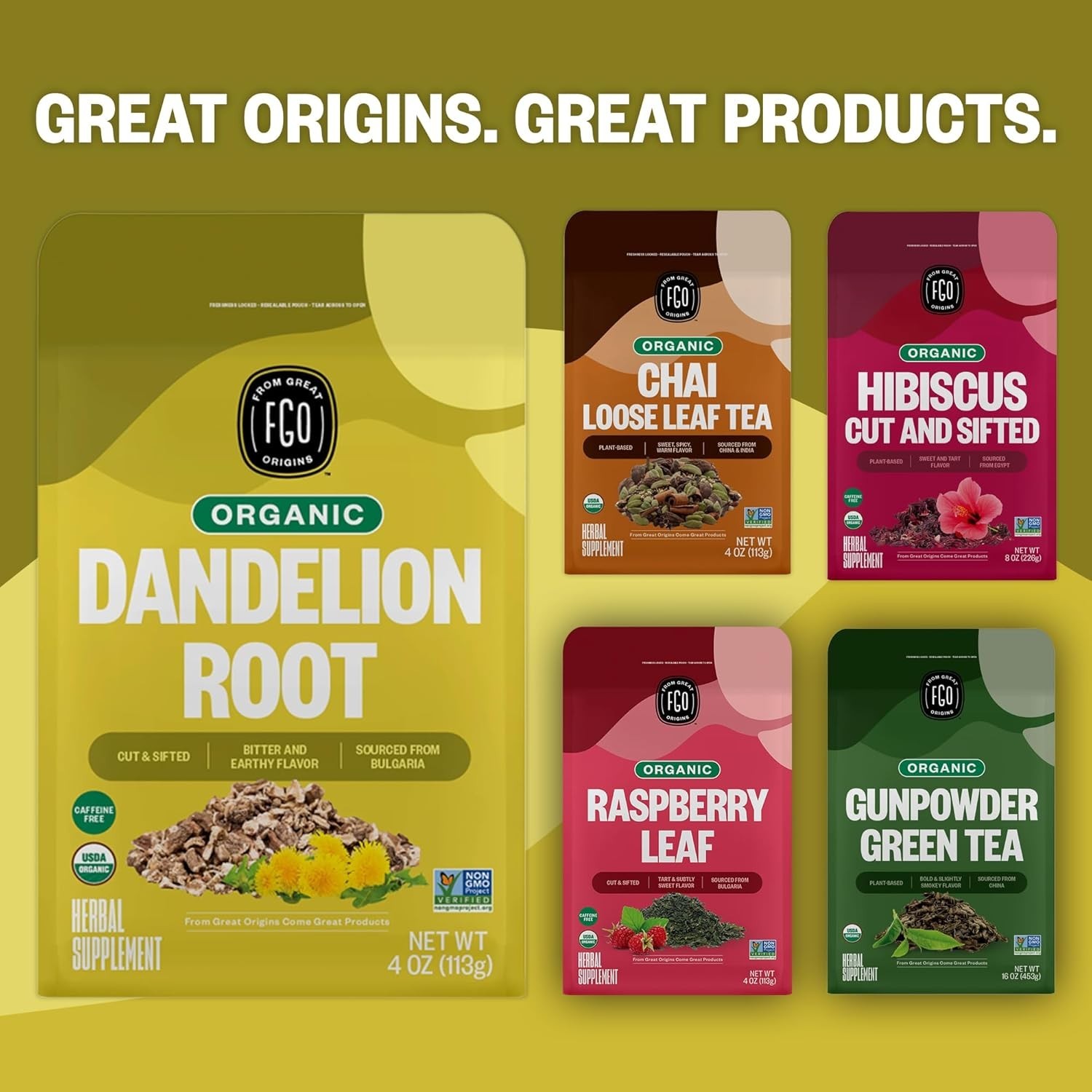 Delicious Organic Dandelion Root Tea – 4oz Imported from Bulgaria for Health