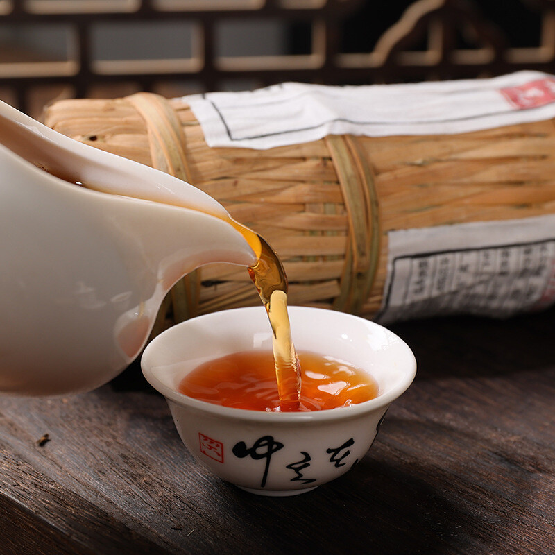 362g Authentic Anhua Dark Tea Pure Material Shi Liang Tea Mellow Aroma Hei Tea