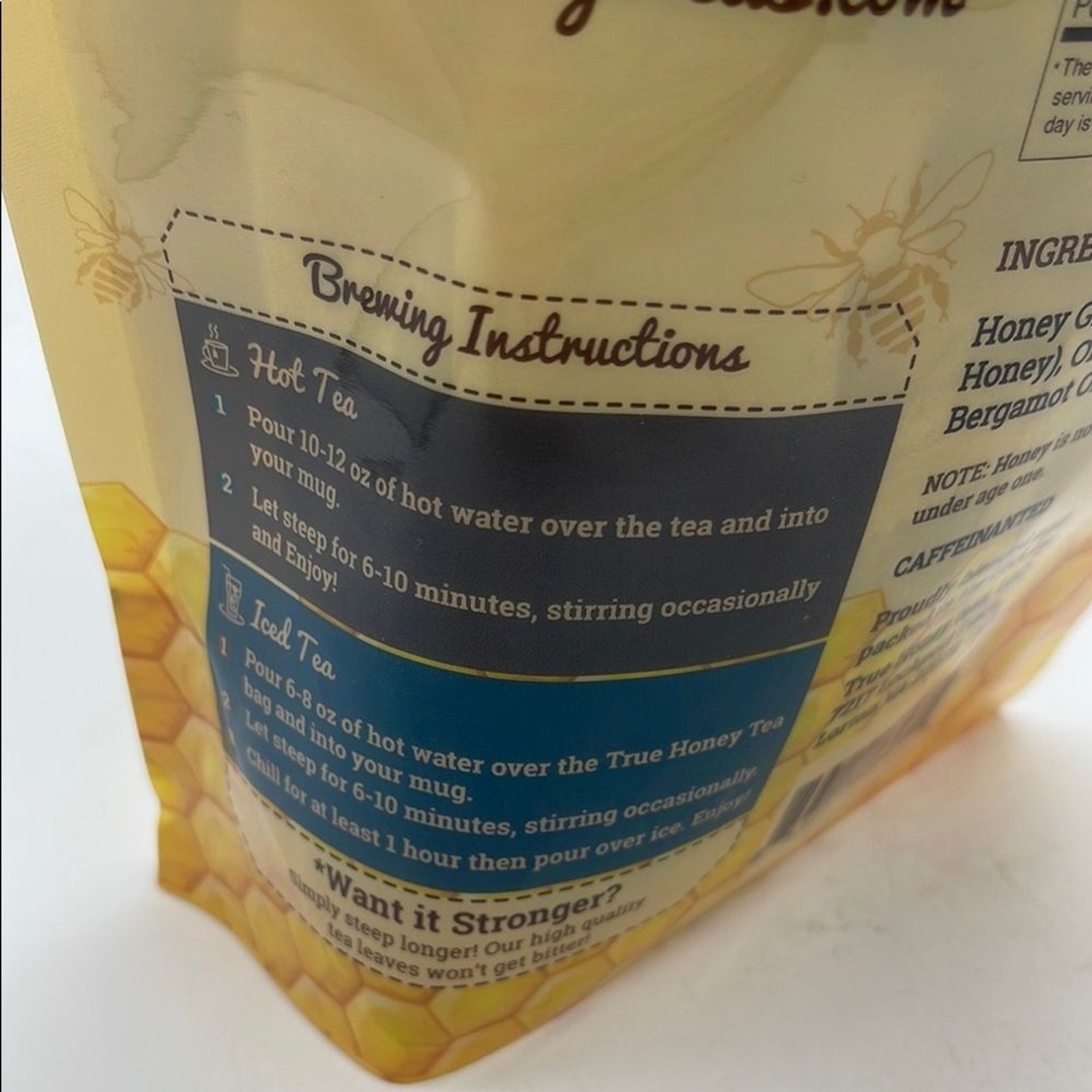 True Honey Teas Earl Grey