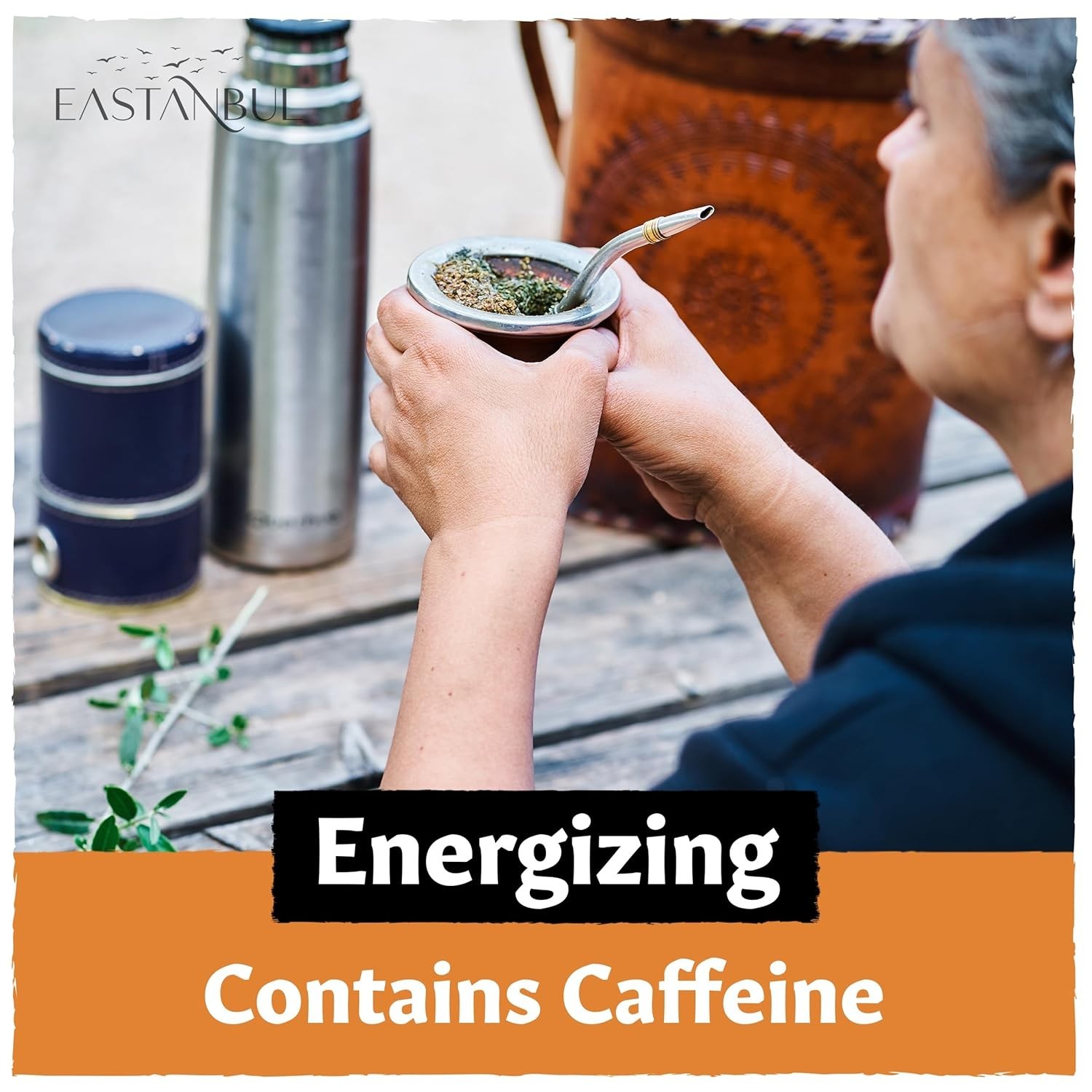 Energizing Yerba Mate Tea 2.8oz Loose Leaf – Caffeinated Coffee Alternative