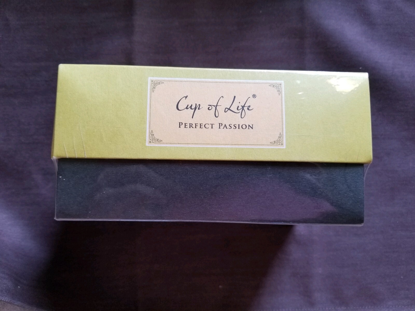 Cup of Life USDA Organic whole Leaf Green Tea, 12 Bags, EXP 3/2022,SEALED, New