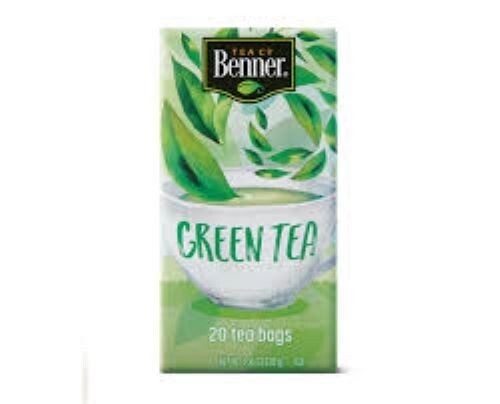 Benner Green Tea 20 bags one box Best Buy 7/10/26 Net Wt 1.06oz