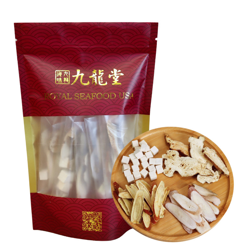 Snow white soup/tea bag, Chinese herbal soup, 5 small pack/1 bag, 5 serving 三白汤