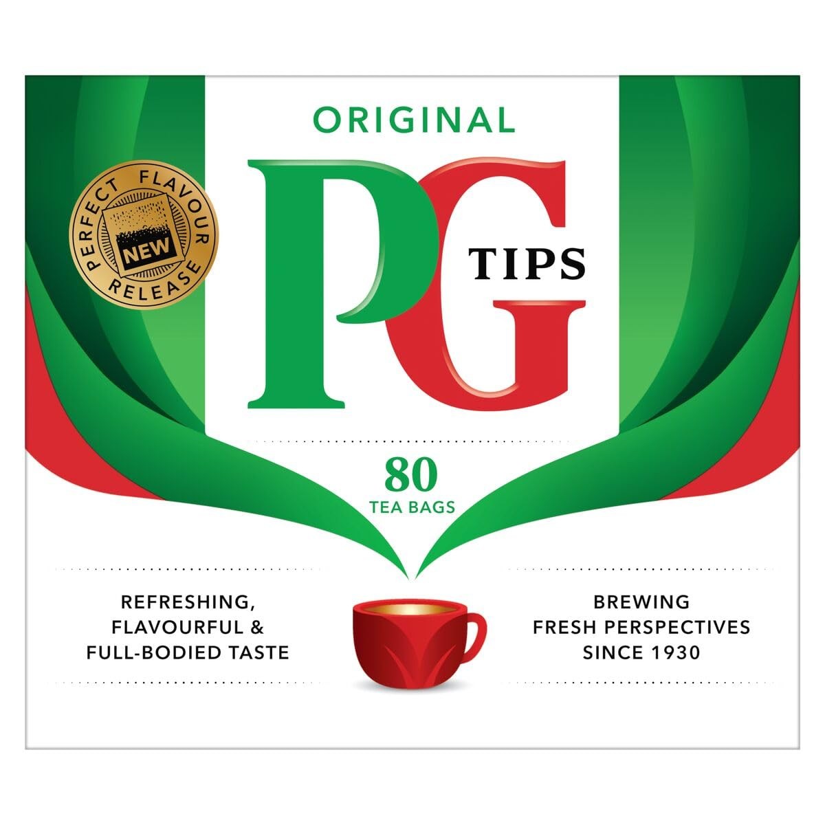 PG Tips Premium Black Tea, Pyramid Bags, 80 ct