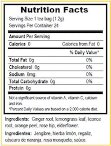 Tadin Moringa Herbal Tea 6 Pack Caffeine Free Decaf Tea Bags 24 Count
