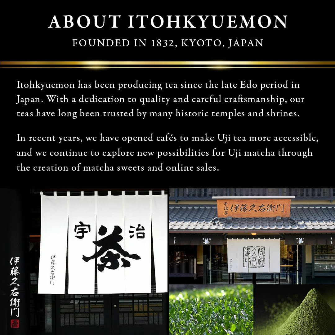 ITOHKYUEMON Kyoto Uji First-Harvest Ceremonial Grade Matcha Green Tea Powder – A