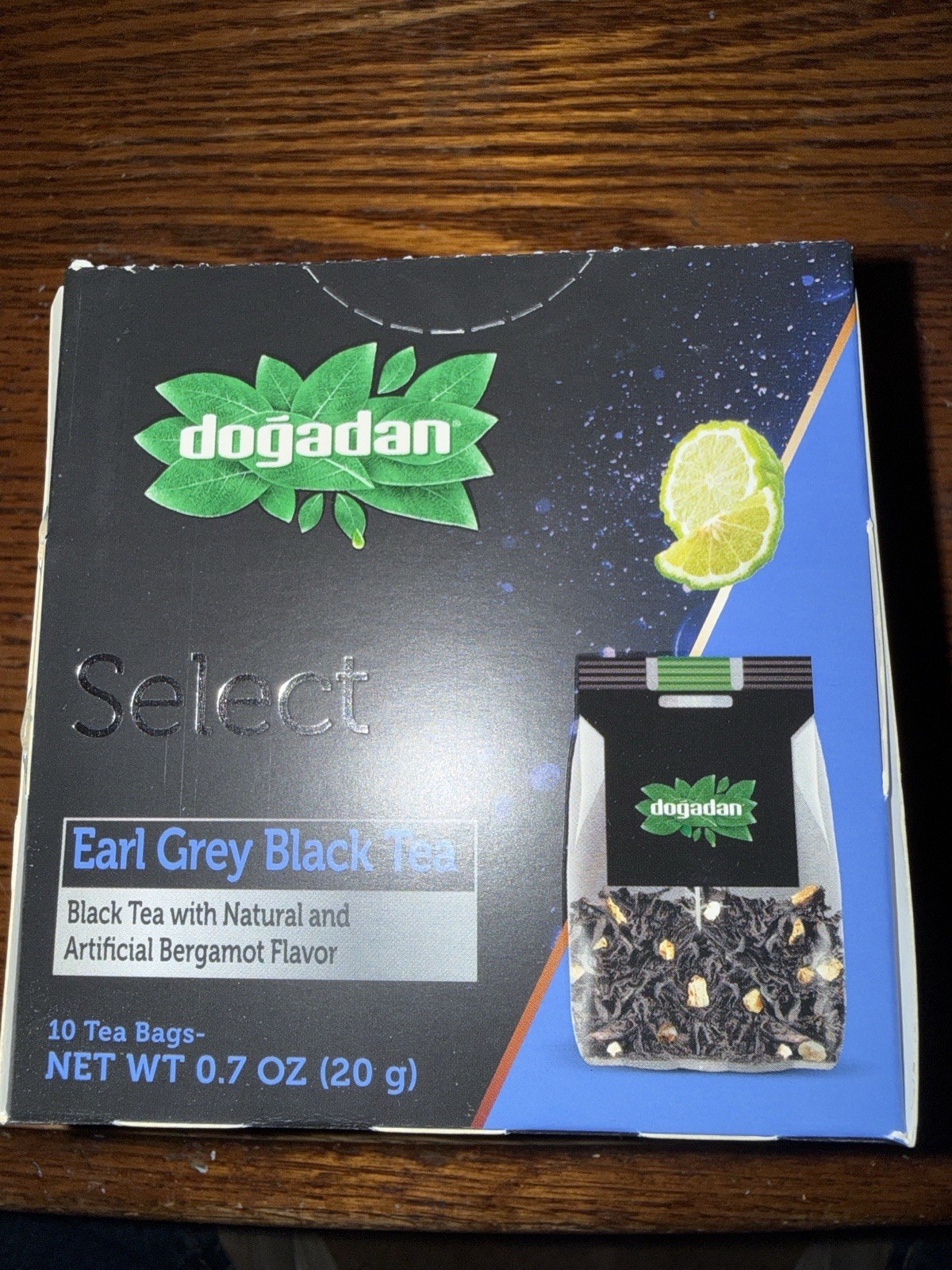 Dogadan Select Earl Grey Black Tea Case of 12 Exp 01/2026 120 Tea Bags