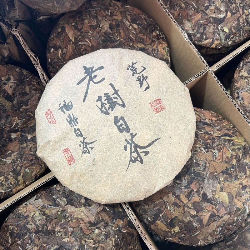 350g Fuding High Mountain 2010 Shoumei Jujube Fragrance Old White Tea Cake