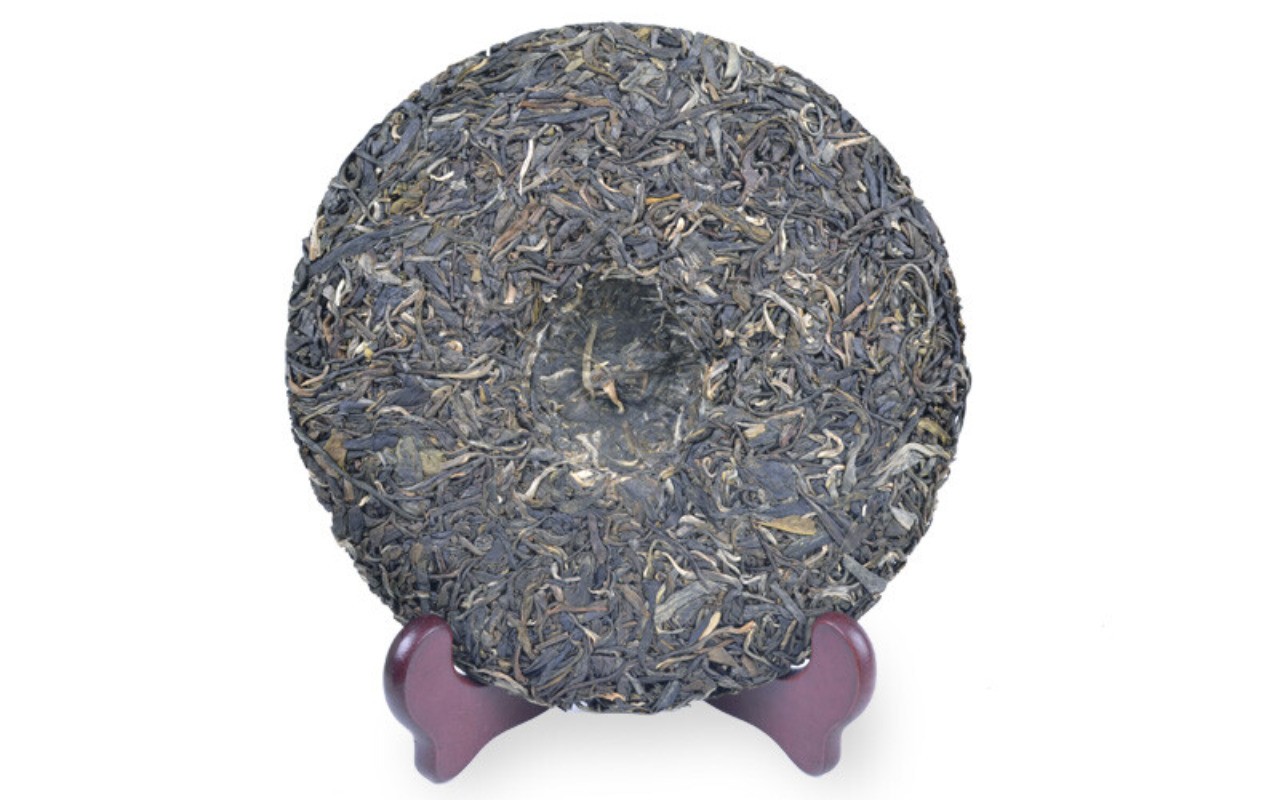 400g 2013 Yunnan Haiwan Yi Wu Zheng Shan Qizi Cake Pu-erh Tea Raw Sheng Puer Tea