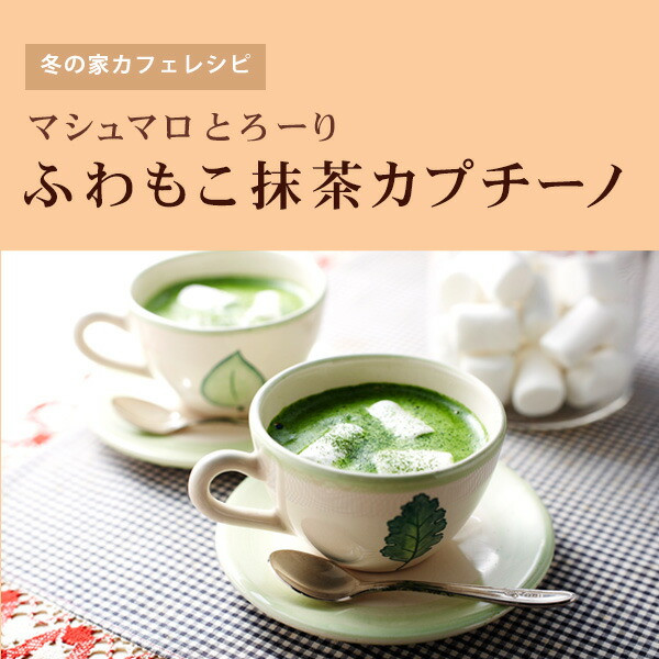 Japanese Green Tea Cappuccino Foam Powder 12g x 18 sticks Ito Kyuemon Uji-Cha