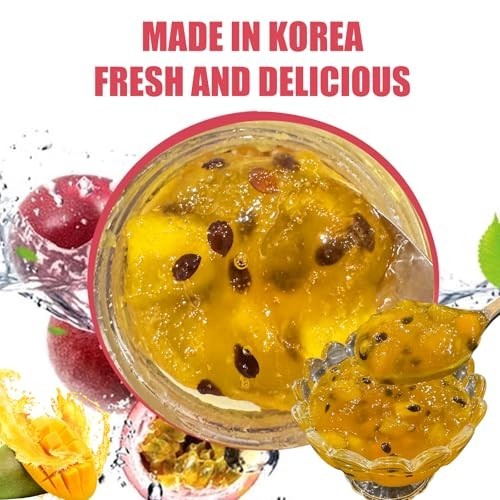 Tropical Passionfruit Mango Tea – Real Fruit, No Artificial Colors, 35.27oz – Sm