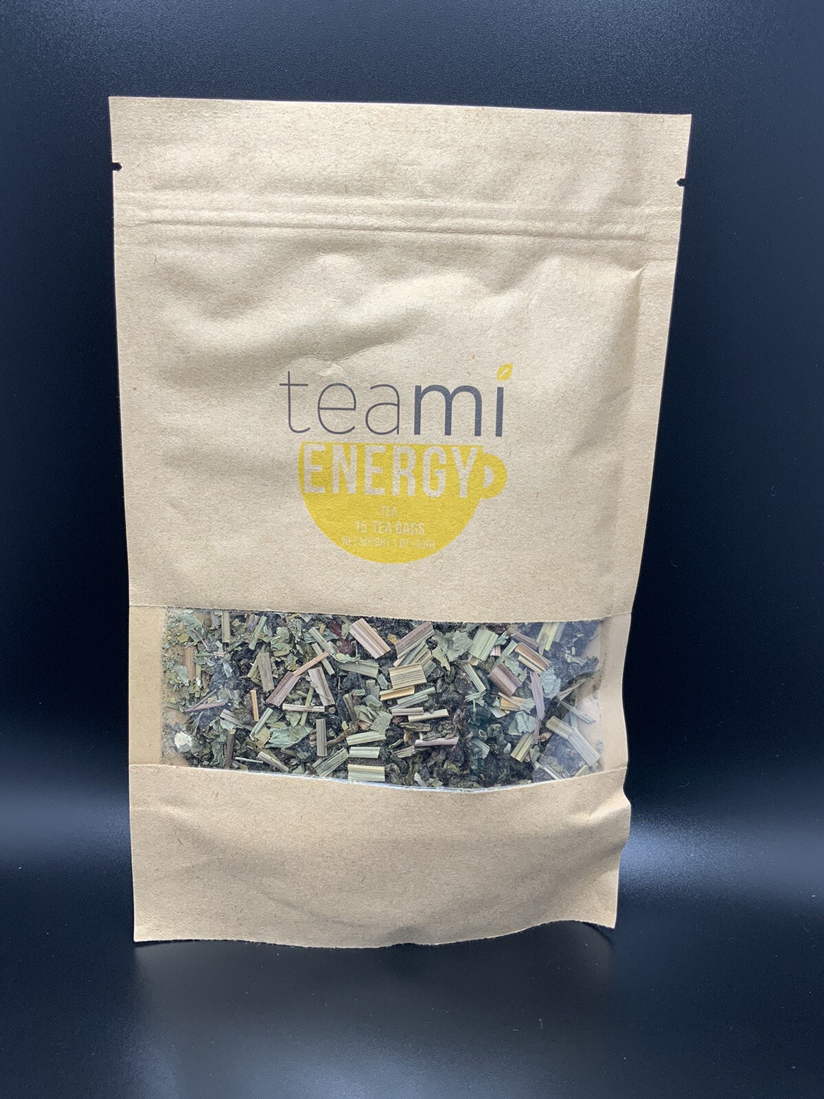 PREMIUM HERBAL GREEN ENERGY Tea with Caffeine – Loose Leaf Blend by TeaMi Blends