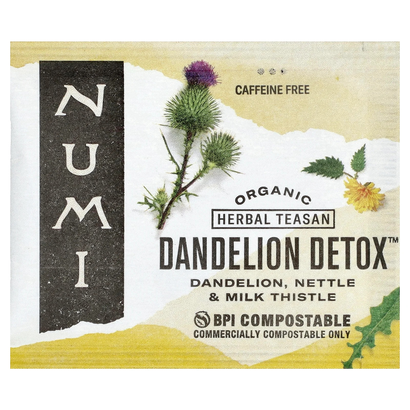 Organic, Dandelion Detox, Caffeine Free, 16 Non-GMO Tea Bags, 1.13 oz (32 g)