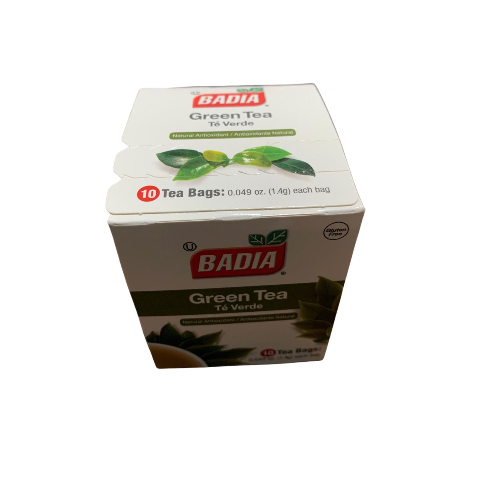 Badia Green Tea 10 Tea Bags Gluten Free Herbal Tea Natural Antioxidant