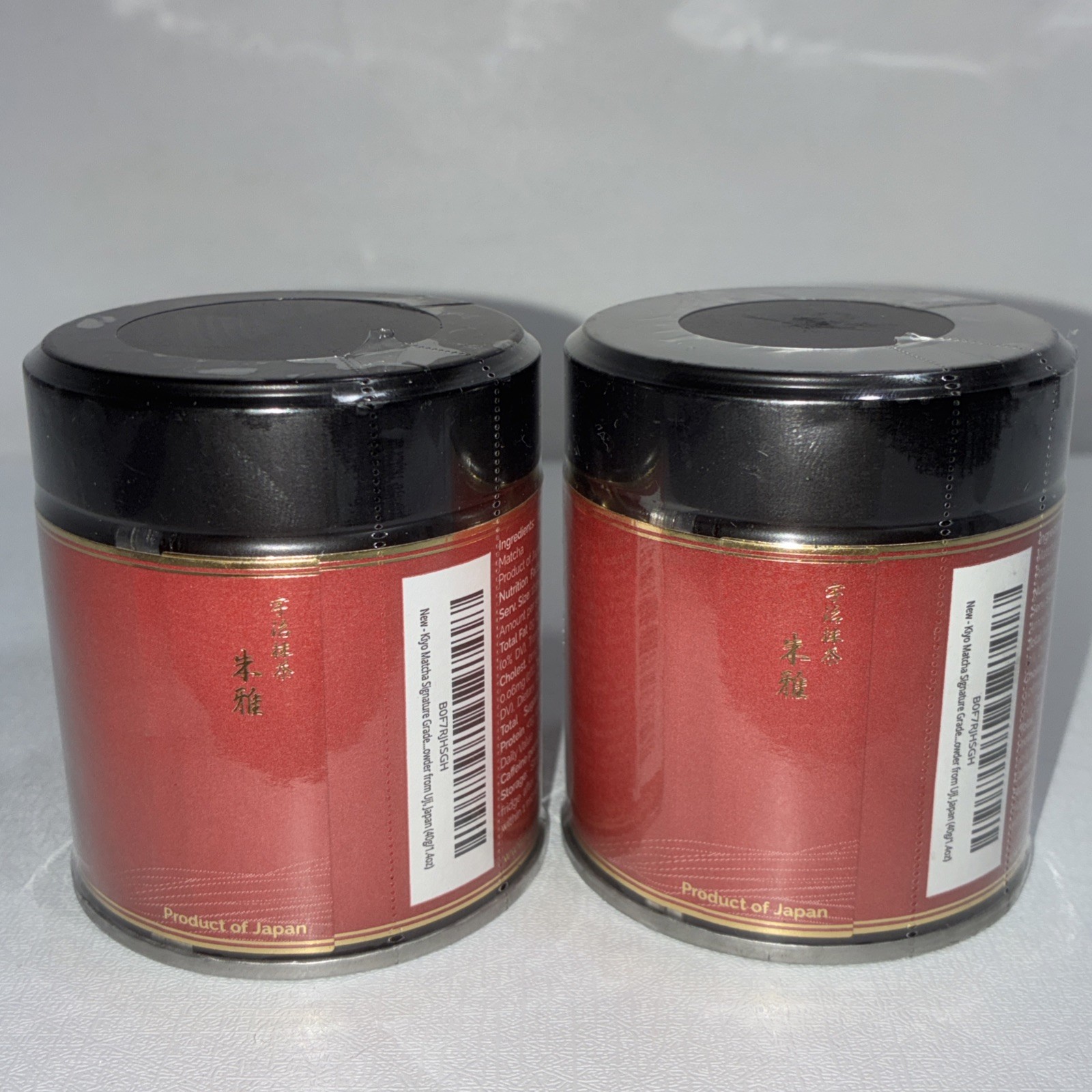 2 Sealed Kiyo Shrugs Signature Grade Ceremonial Uji Matcha 40 G Each