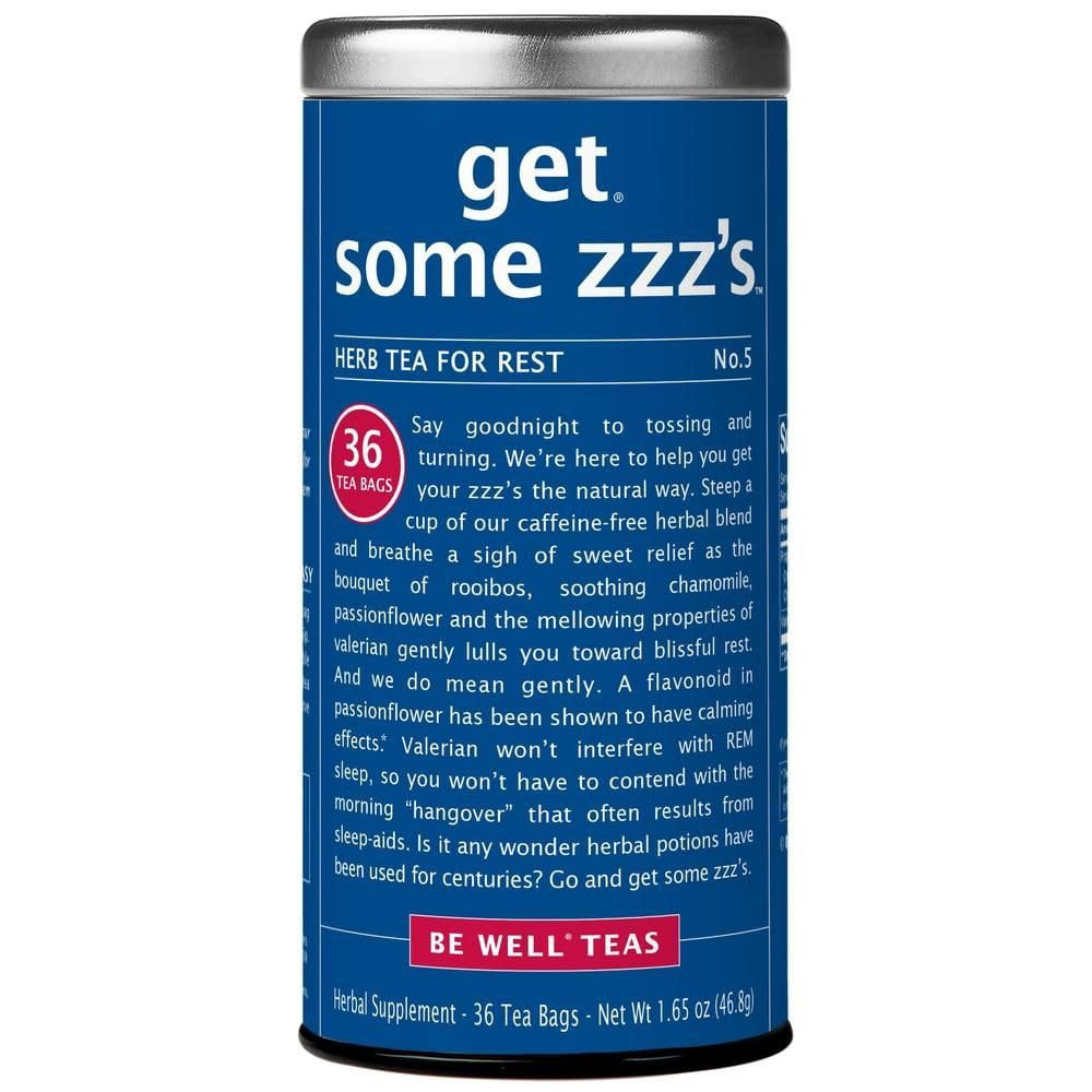 The Republic of Tea – Get Some Zzz’S – No. 5 Herb Tea for Rest, No Caffeine, 36