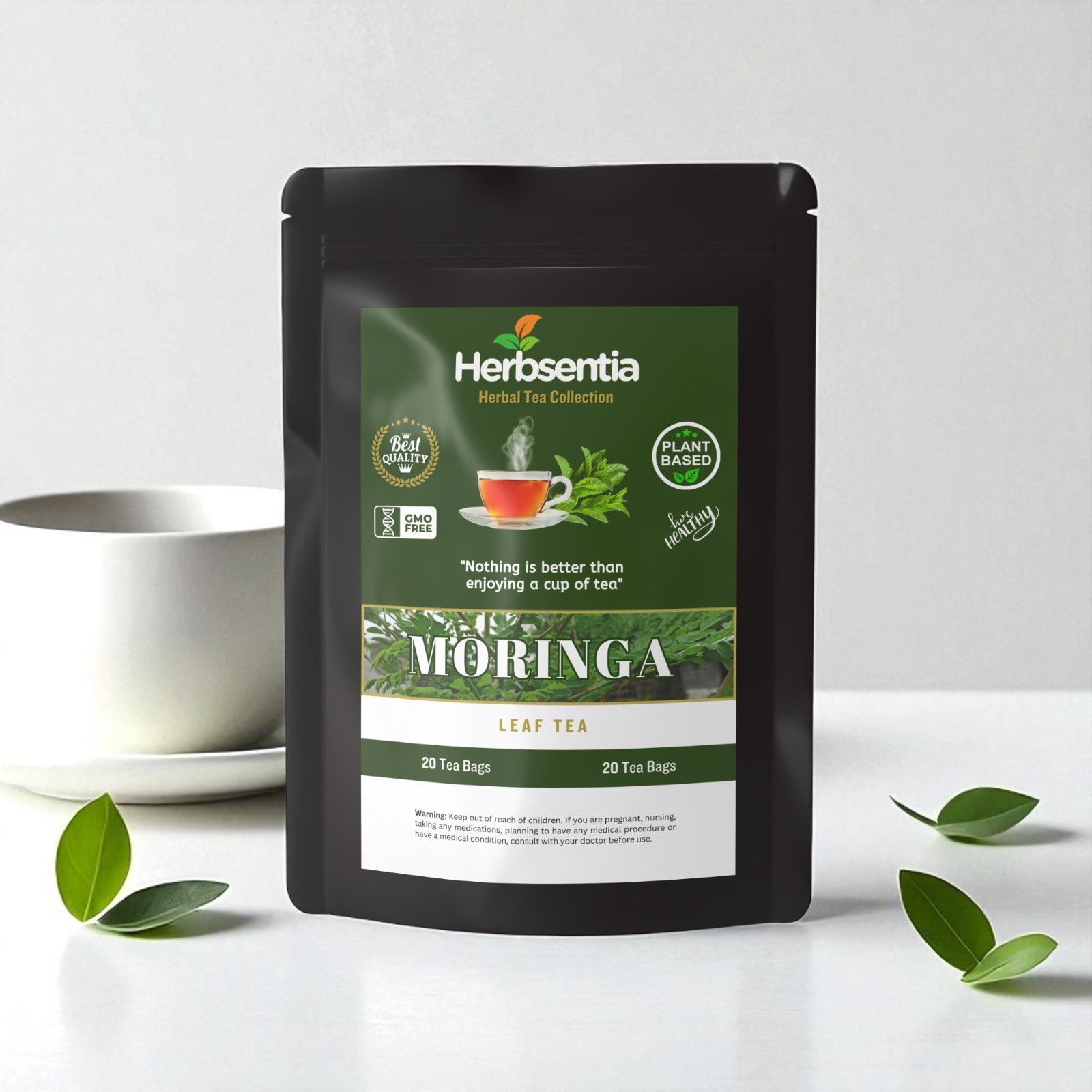 Organic Moringa Tea – 20 Bags