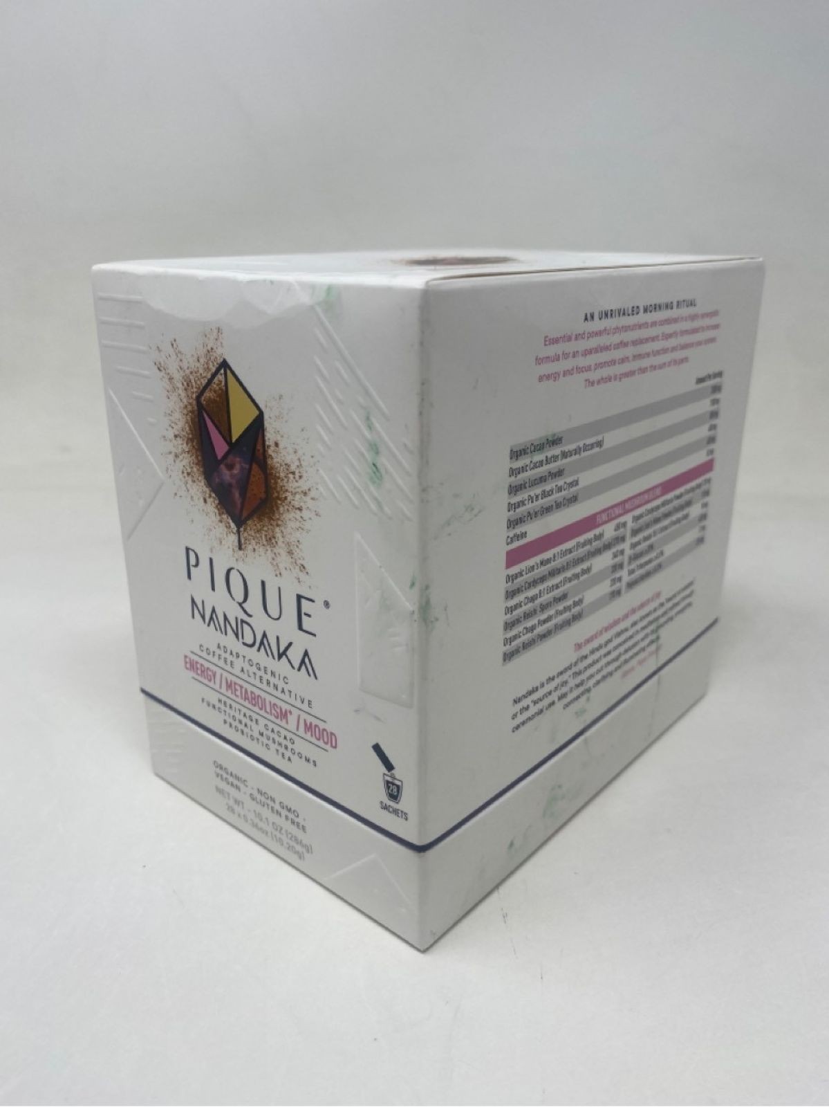 Pique Nandaka Adaptogenic Coffee Alternative 1 Bx 28 Sachets EXP 5/27
