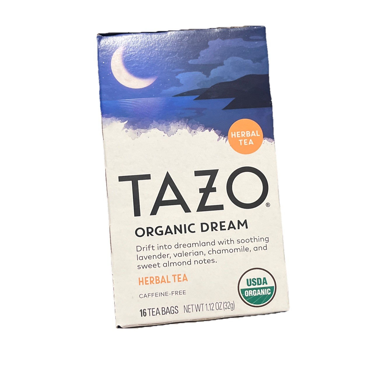 Tazo Regenerative Organic Dream Herbal Tea 16 Tea Bag Sleep New BB05/2027