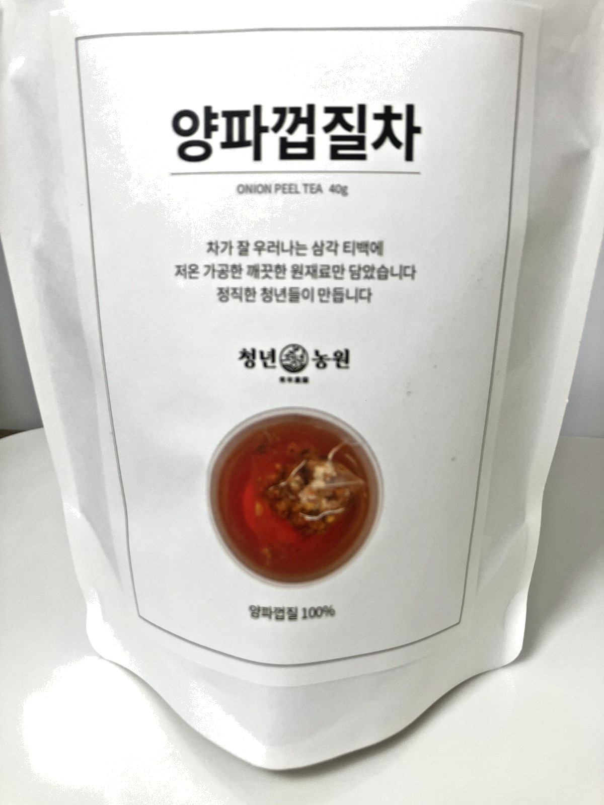 Youth Farm Korean 100% Onion Peel tea 40g( 0.8g x 50 Teabags)