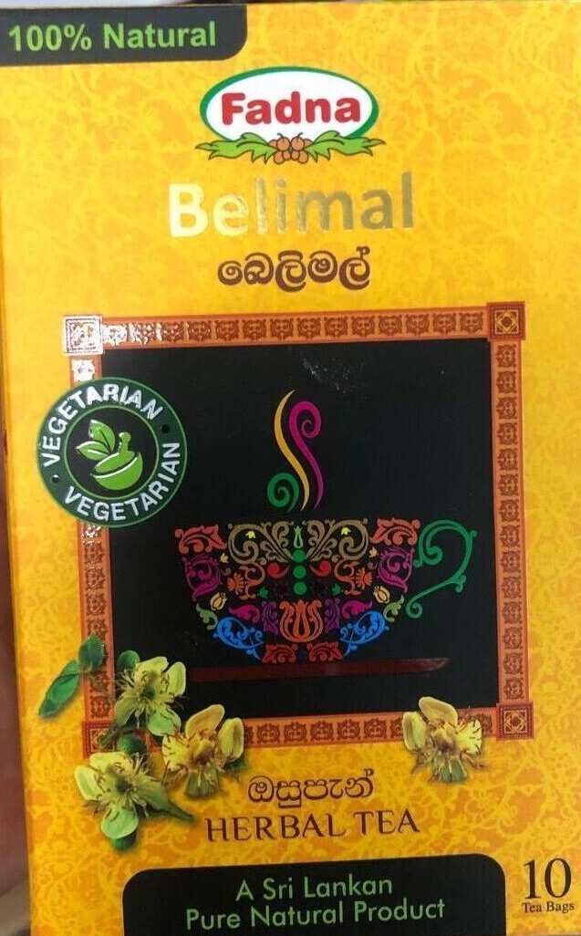 100 Natural – Belimal Tea – Herbal Tea -10 tea bag – vegetarian – Black tea