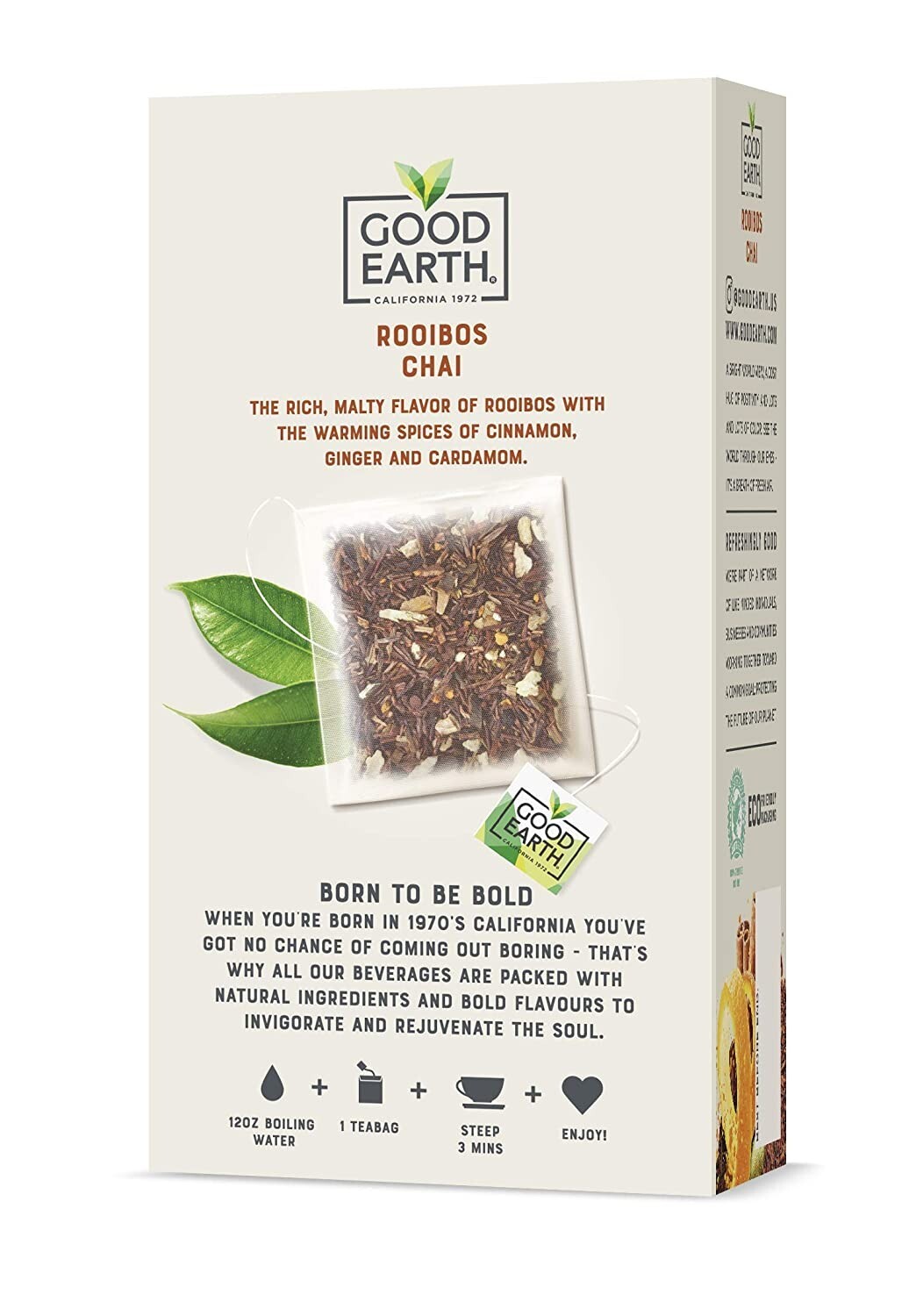 Lot 30 Bag Good Earth Rooibos Chai Warm Brew Tea Instant Father Gift FreeShip