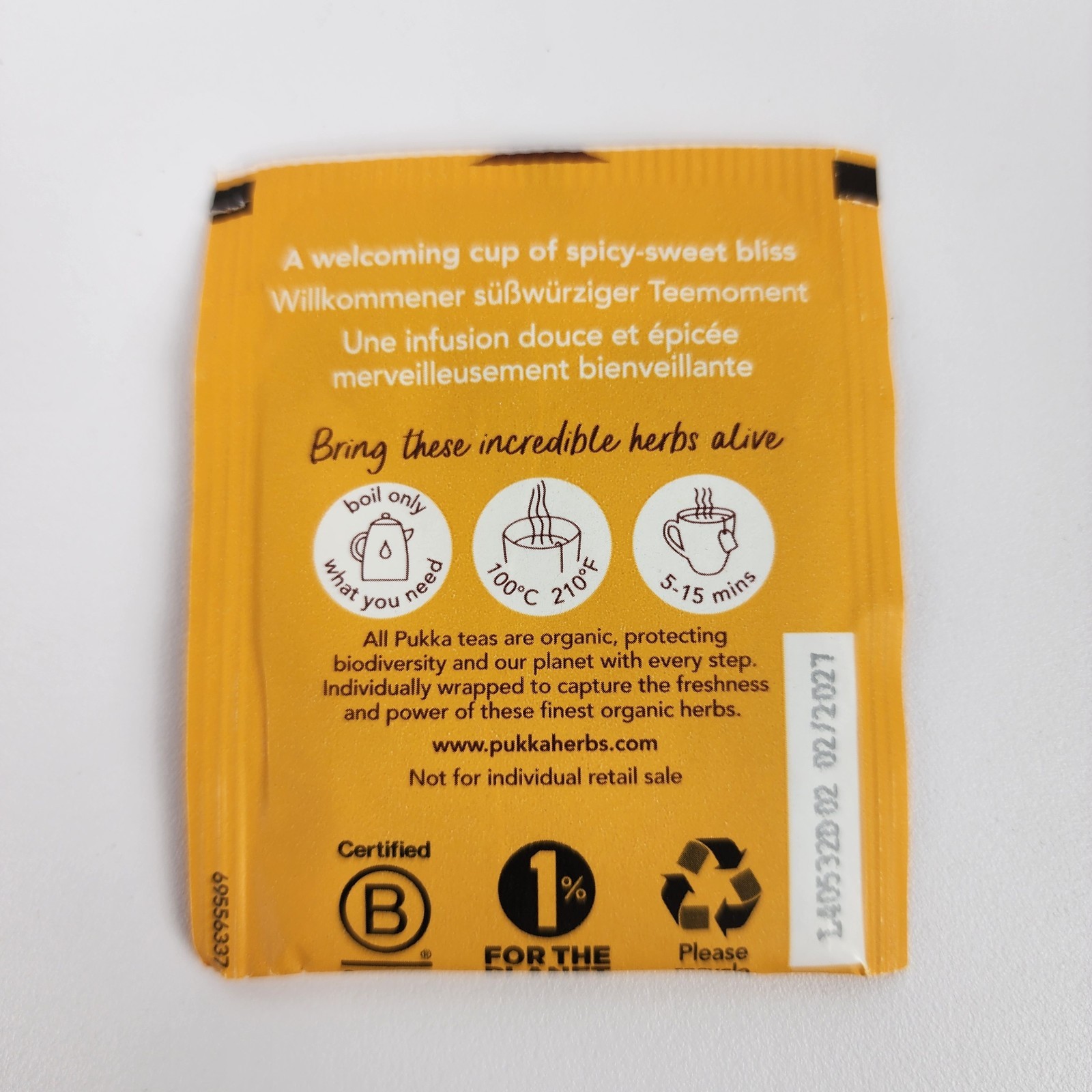 Pukka Lemon, Ginger & Manuka Honey Herbal Tea 20ct (4 Pack) Organic 80 Bags