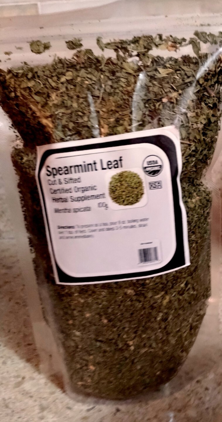 Organic Spearmint Loose Leaves For Pcos , Infertility,Acne, Hormonal Imbalances,