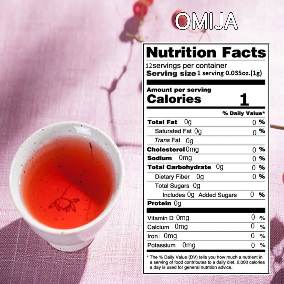 [GAGOPA] 100% Pure Schisandra berries Herbal Tea 1g x 12 Teabags (5-Pack, 60ea)