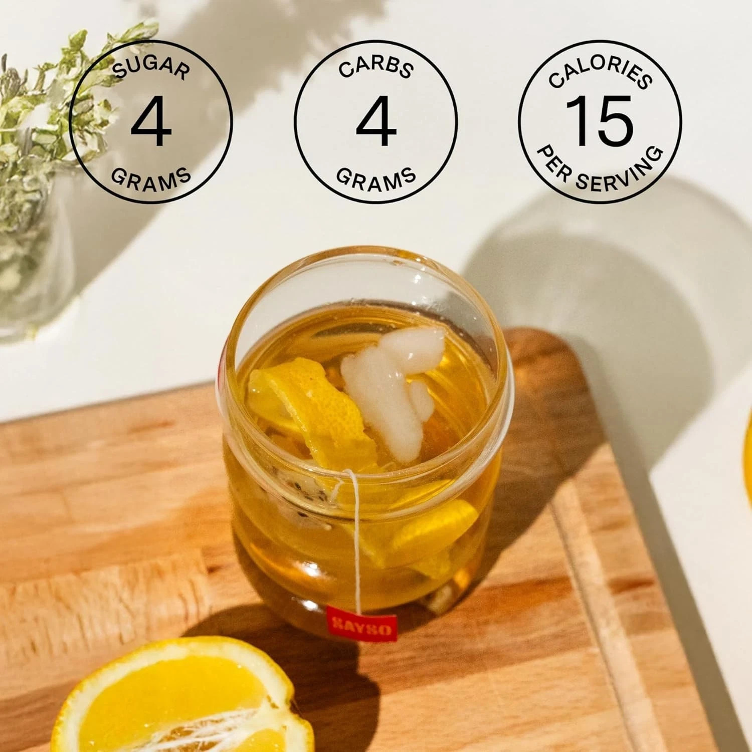 Sayso Old Fashioned Craft Cocktail Tea Bag 8 ready to make sachets Exp 03/2027