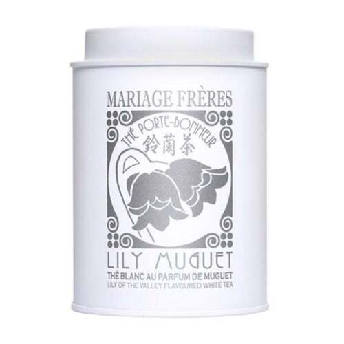 MARIAGE FRERES Lily Muguet Lily of the Valley Flavored Tea 100g Can White Green