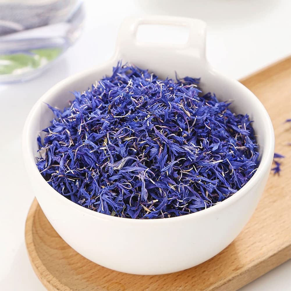 Blue Cornflower Petals Natural Centaurea Cyanus Tea Blends 0.5 OZ/15g Crafts