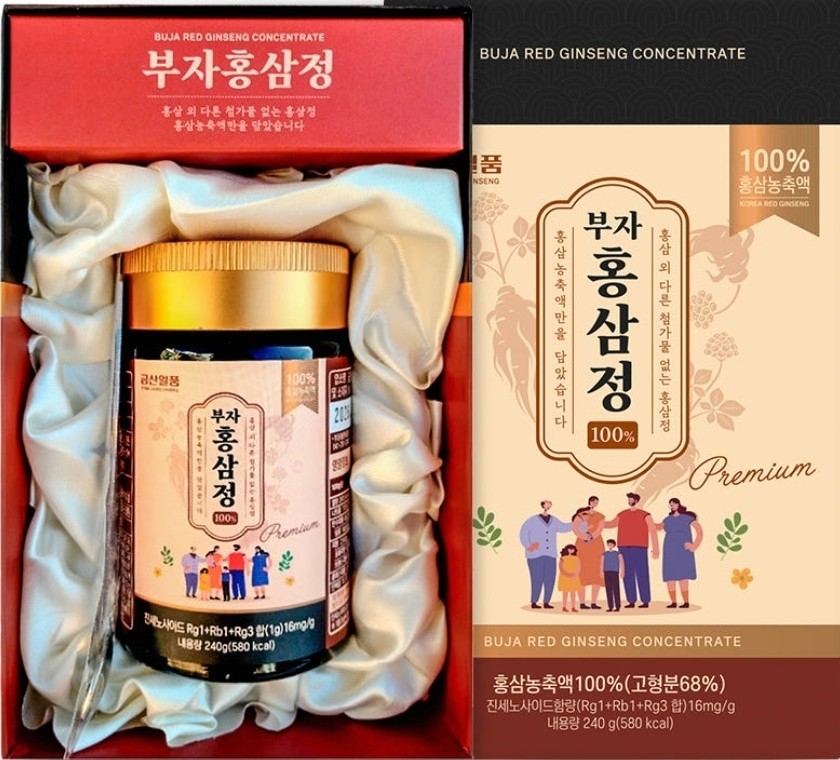 [Boo Ja Red Ginseng] Korean 6 Years Red Ginseng Extract 240g